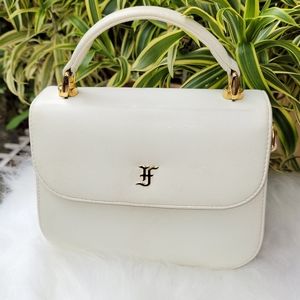 Beautiful white vintage hand bag